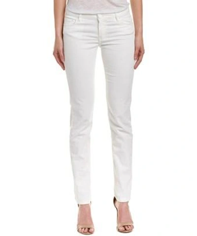 Maje Straight Corduroy Pant In White