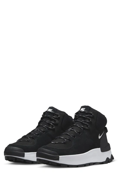 Nike City Classic Sneaker Bootie In Black/white