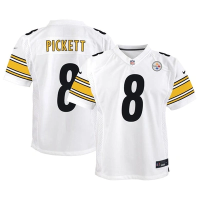 Nike Kids' Youth  Kenny Pickett White Pittsburgh Steelers Team Game Jersey