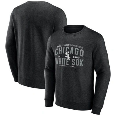 Fanatics Branded Heathered Black Chicago White Sox Classic Move Pullover Sweatshirt