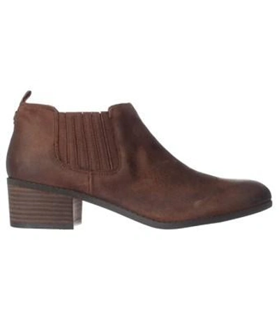 Tommy Hilfiger Womens Ripley Suede Closed Toe Ankle Fashion Boots In Brown  | ModeSens
