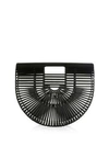 Cult Gaia Small Ark Acrylic Bag In Black