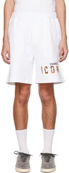 Dsquared2 Icon Sunset Shorts In White