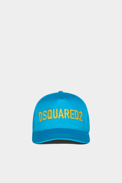 Dsquared2 Technicolor Baseball Cap In Blue