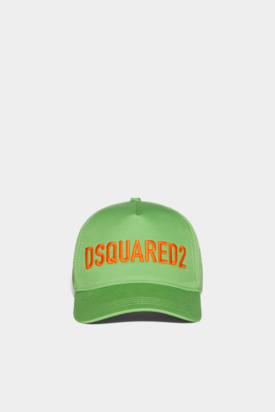 Dsquared2 Technicolor Baseball Cap In Green