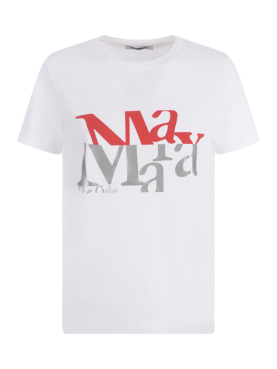 's Max Mara Gilbert Logo Printed Jersey T-shirt