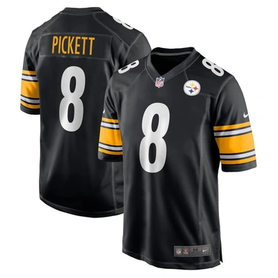 Nike Kids' Youth  Kenny Pickett Black Pittsburgh Steelers 2022 Nfl Draft First Round Pick Game Jersey