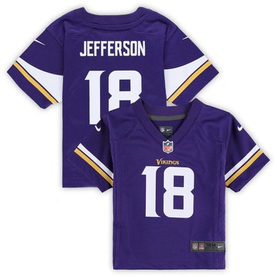 Nike Babies' Infant  Justin Jefferson Purple Minnesota Vikings Player Game Jersey