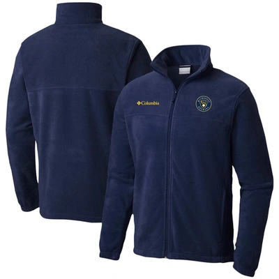 Columbia Navy Milwaukee Brewers Steens Mountain Full-zip Jacket