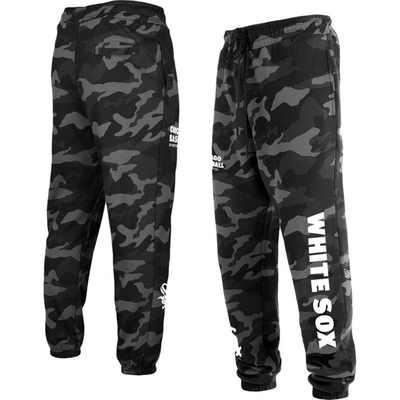 New Era Black Chicago White Sox Camo Jogger Pants