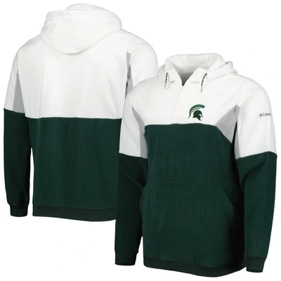 Columbia Green Michigan State Spartans Lodge Quarter-zip Pullover Hoodie