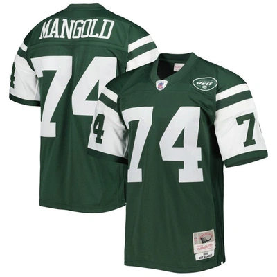 Mitchell & Ness Nick Mangold Green New York Jets Legacy Replica Jersey