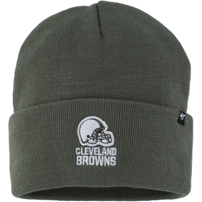 47 '  Green Cleveland Browns Haymaker Cuffed Knit Hat