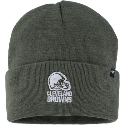 47 Brand '47  Green Cleveland Browns Haymaker Cuffed Knit Hat
