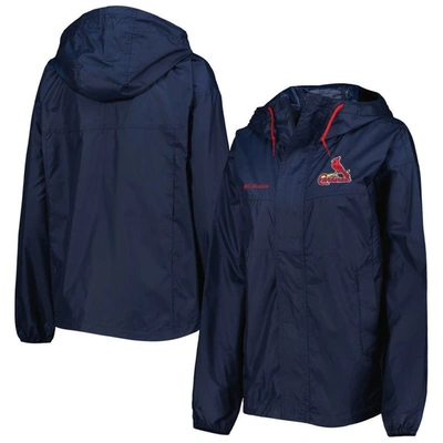 Columbia Navy St. Louis Cardinals Flash Challenger Windbreaker Jacket