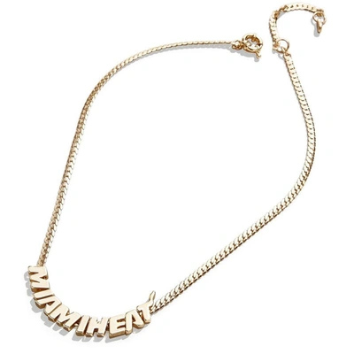 Baublebar Miami Heat Team Chain Necklace In Gold-tone