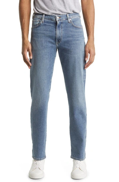 Citizen Of Humanity Elijah Relaxed Straight Leg Jeans In Mid Blu