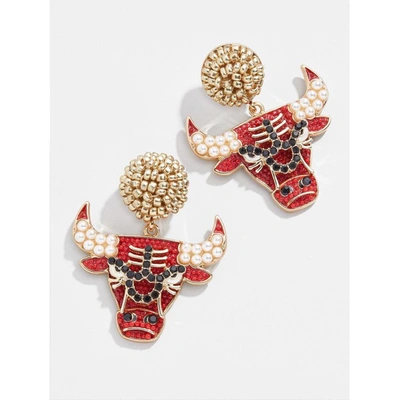 Baublebar Chicago Bulls Statement Stud Earrings In Red