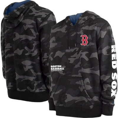 New Era Black Boston Red Sox Camo Pullover Hoodie