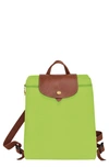 Longchamp Backpack Le Pliage Original In Green