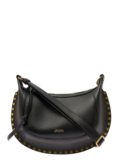 Isabel Marant Oskan Shoulder Bag In Black