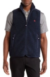 Brooks Brothers Fleece Vest In Blue