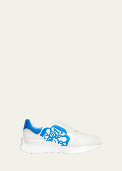Alexander Mcqueen Seal Sprint Sneaker In White