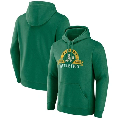 Majestic Kelly Green Oakland Athletics Utility Pullover Hoodie