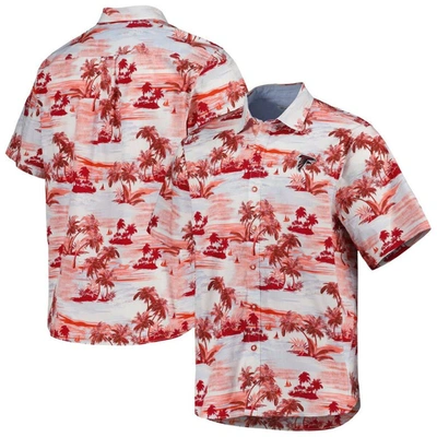 Tommy Bahama Red Atlanta Falcons Sport Tropical Horizons Button-up Shirt