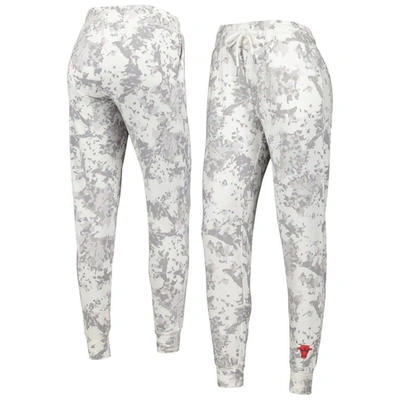 Lusso White Chicago Bulls Melissa Tri-blend Jogger Pants