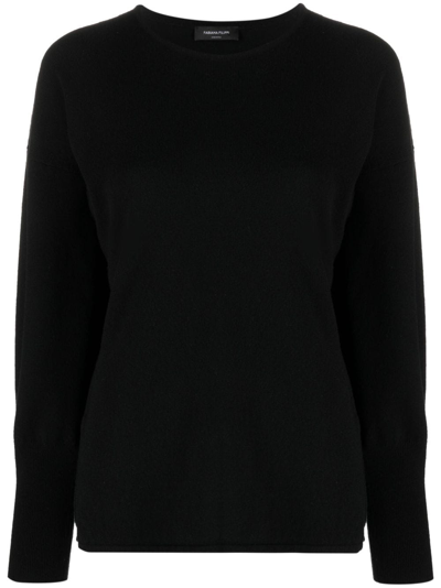 Fabiana Filippi Sequin Crewneck Sweater In Black