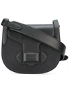 Michael Kors 'small Daria' Leather Crossbody Bag In Black