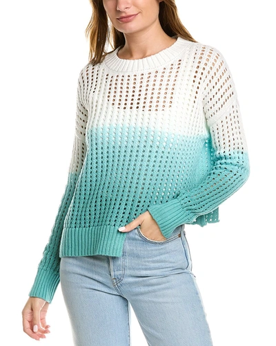 Planet Dip Dyed Sweater In White
