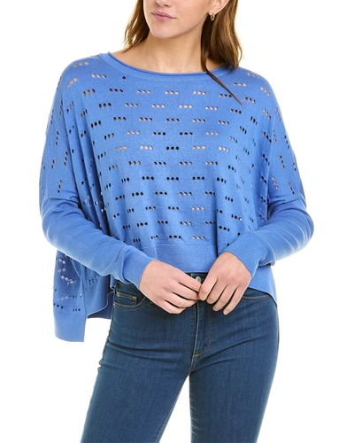 Planet 3 Hole Punch Sweater In Blue