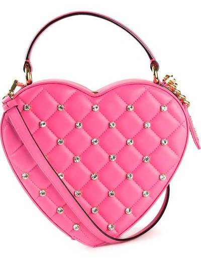 pink heart bag