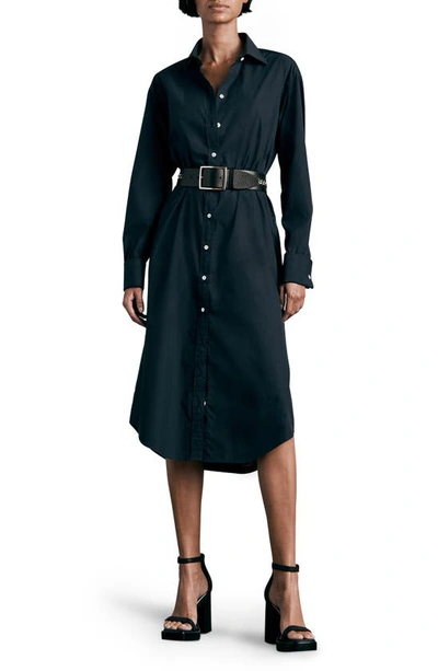 Rag & Bone Diana Midi Shirtdress In Salute
