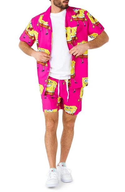 Opposuits 2-piece Spongebob Summer Set In Pink