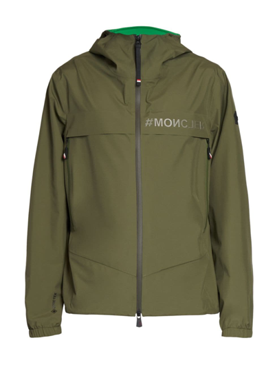 Moncler Olive Shipton Gore Tex Jacket In Green
