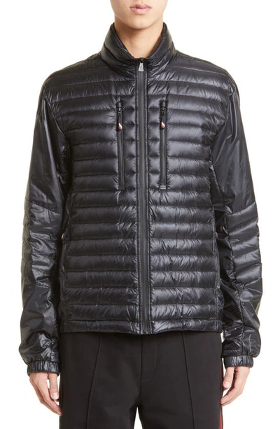 Moncler Althaus Mixed Quilting Down Jacket In Black