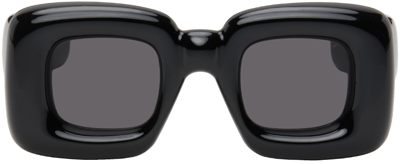 Loewe Inflated Square-frame Acetate Sunglasses In Black