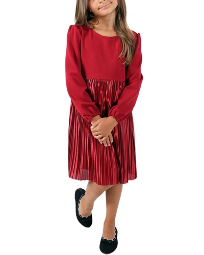 Us Angels Kids'  Dress In Red