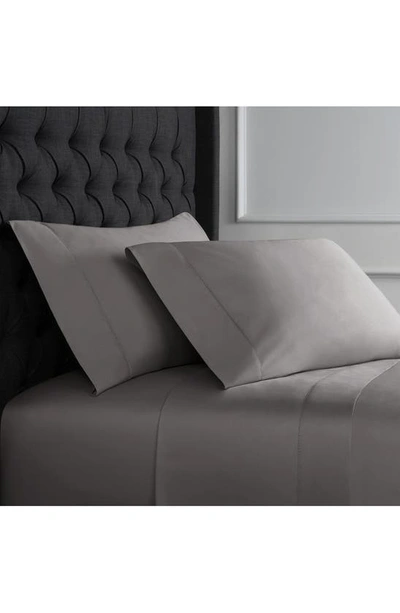 Christopher Knight Collection Hemstitch 3-piece Sheet Set In Charcoal