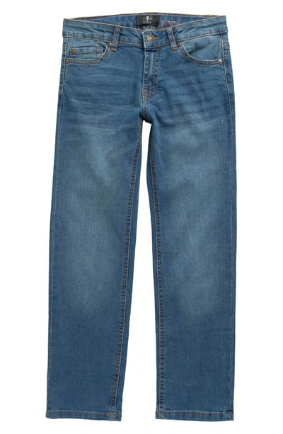 7 For All Mankind Kids' 5-pocket Slimmy Jeans In Garcia Blue