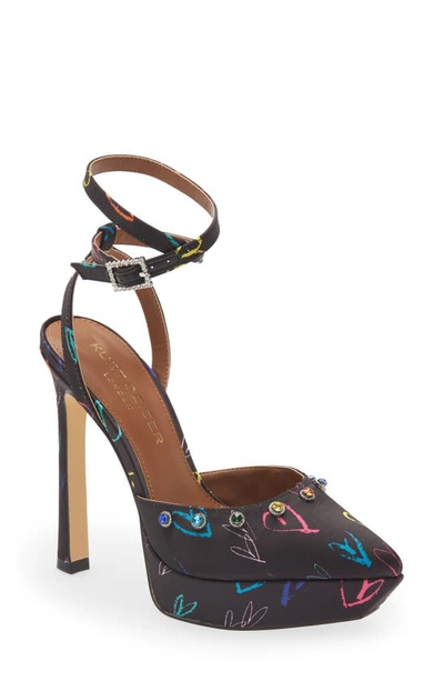 Kurt Geiger Octavia Platform Sandals 115 In Blk/other