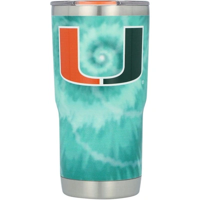 Gametime Sidekicks Miami Hurricanes 20oz. Tumbler In Green