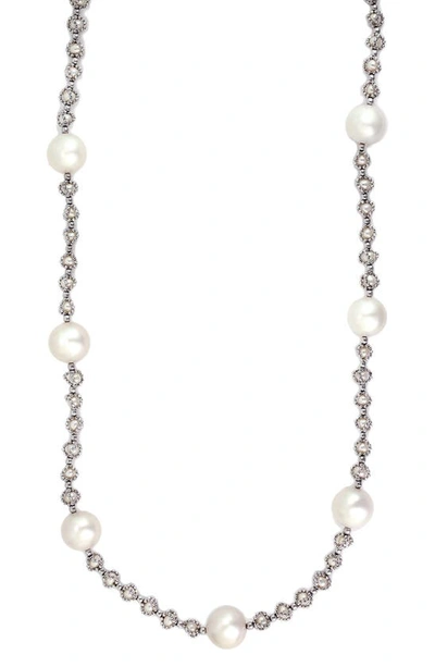 Effy Sterling Silver 10-10.5mm Cultured Freshwater Pearl Necklace In White