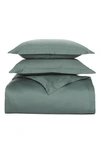 Boll & Branch Signature Hemmed Duvet Set In Spruce