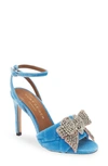 Kurt Geiger Kensington Bow Sandal 100 In Blue