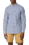 Ben Sherman Men's Signature Gingham Long-sleeve Button-down Shirt In Dark Blue