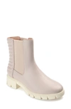 Journee Collection Tru Comfort Tatiana Lug Sole Chelsea Boot In Stone